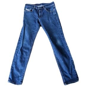 Diesel Men's D- Strukt 2019 Jeans Dark Blue Wash Contemporary  Slim Cut 34/32.